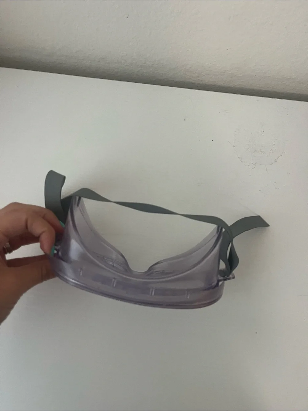 Lab Goggles with Gray Strap